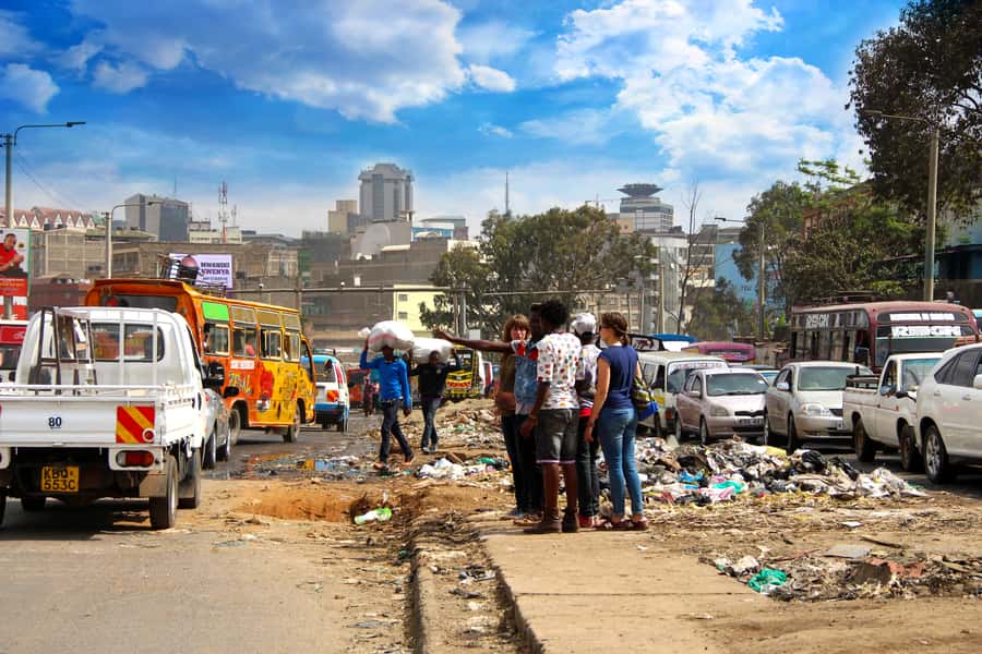Nairobi Storytelling Tour with Former Street Kids - Walking downtown with an insider