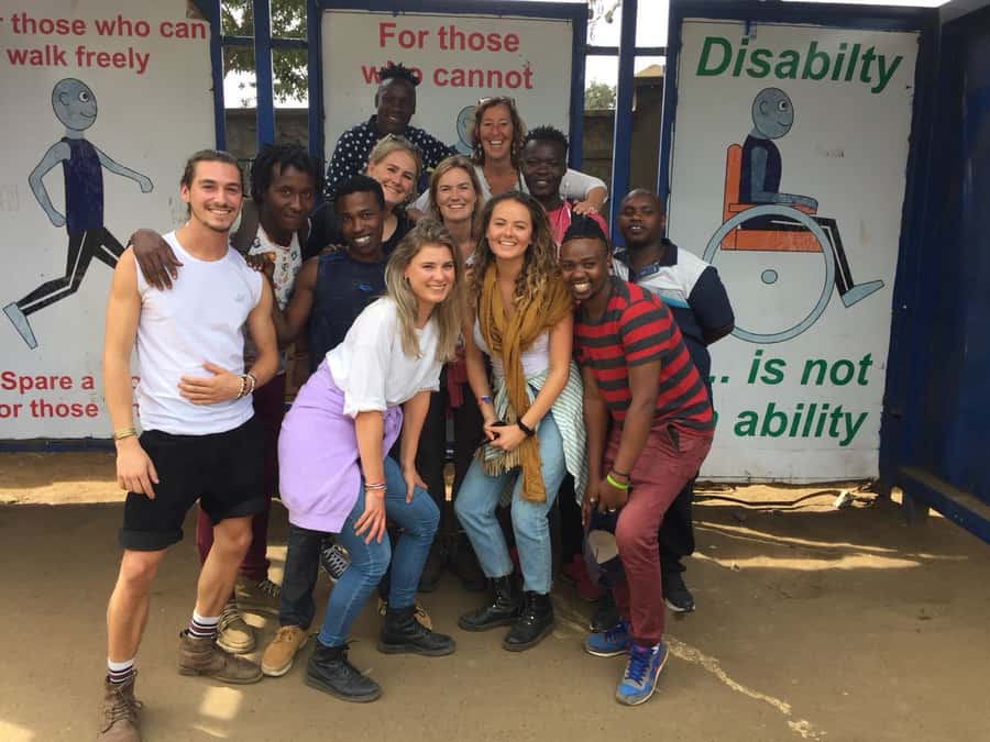 Nairobi Storytelling Tour with Former Street Kids - Lunch and the conversation around the table