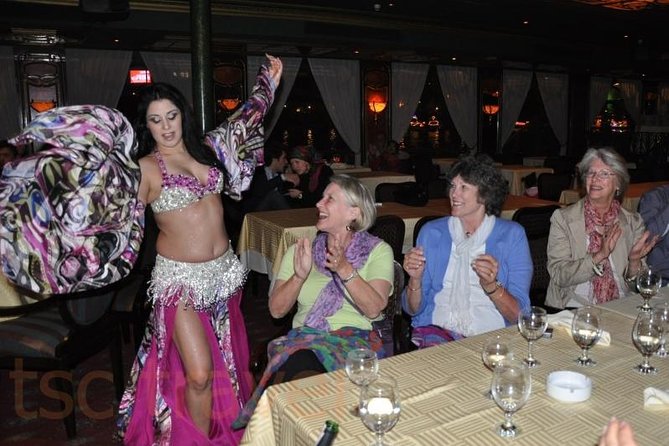 Nile Dinner Cruise in Cairo with Belly Dancing and Hotel Transfer - What the Cairo evening looks like from pickup to return