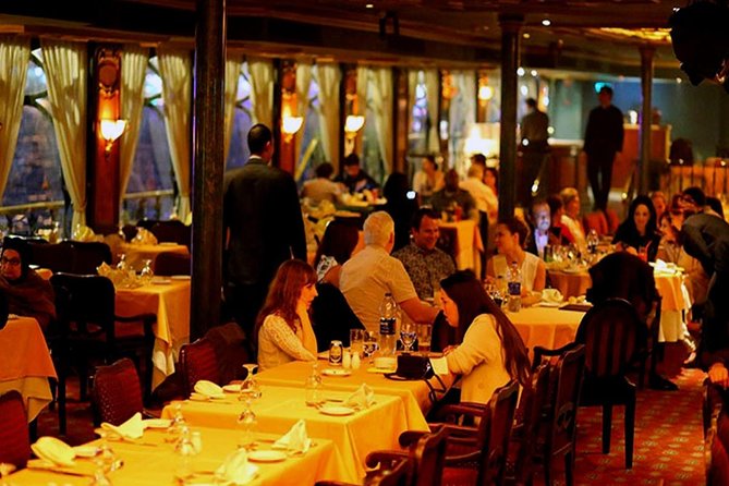 Nile Dinner Cruise in Cairo with Belly Dancing and Hotel Transfer - Two hours on the Nile after dark