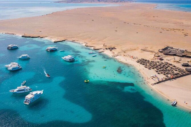 Orange Bay Island Snorkeling Trip With Water Sports - Hurghada - The boat ride and the first reef stop