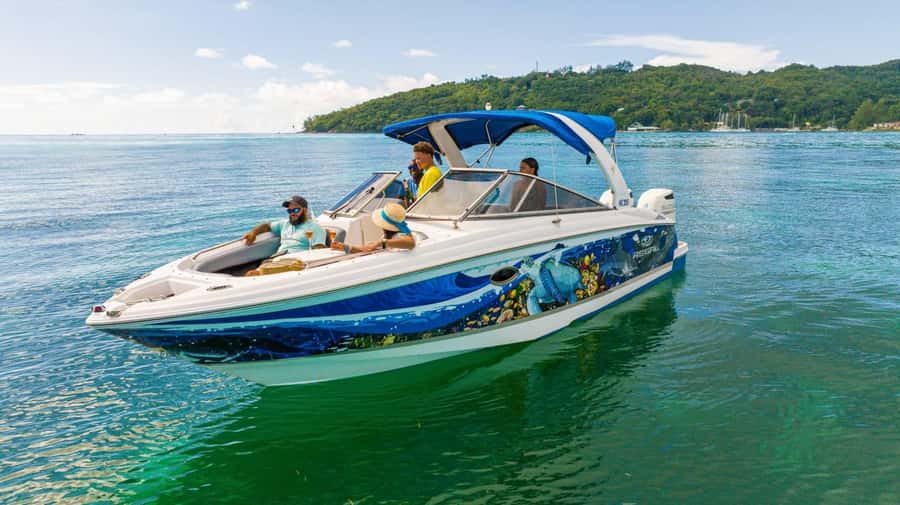 Praslin: Curieuse & St Pierre Island Day Trip with Barbecue - From your Praslin hotel to Côte d’Or Beach