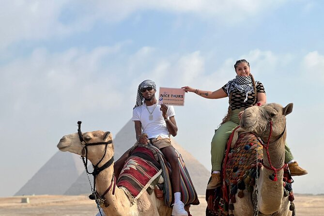 Private Day from Sharm to Cairo by plane, all entrance fees, Camel, Lunch, Guide - Khan el Khalili and Islamic Cairo
