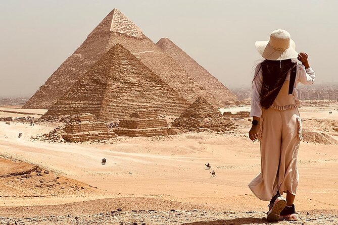 Private Day Pyramids and Grand Egyptian Museum with free camel - Three hours among the Pyramids of Giza