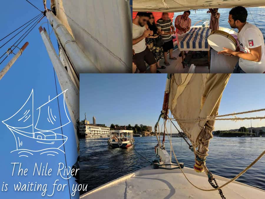 Private Felucca Ride on the Nile River - What you will see from the water
