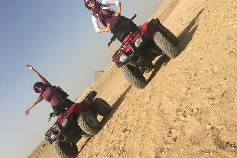 Pyramids of Giza: 1-Hour Quad Bike Desert Safari - Who will enjoy this most
