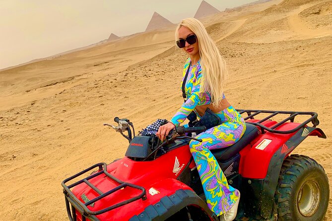 Quad Bike ATV Tours in Desert of Giza Pyramids with Egyptian Tea - Tea, coffee, and a second ride