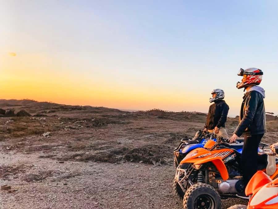 Quad biking in Agafay Desert with lunch & Camel Ride & pool - Pool time after the dust and heat