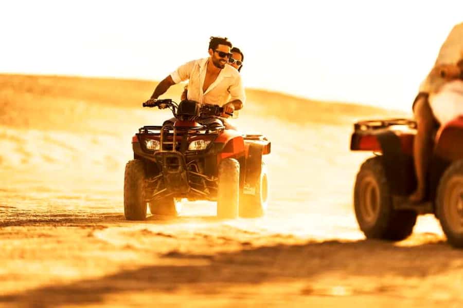 Quad biking in Agafay Desert with lunch & Camel Ride & pool - The drive from Marrakech to the desert base