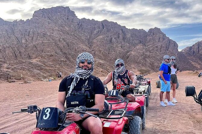 Safari 5 in 1 Quads, Camels, Show, Dinner & Star Gazing in Sharm El Sheikh - The short camel ride and Bedouin tea