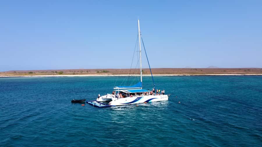 Sal: All-Inclusive Half-Day Lounge Catamaran Cruise - A four-hour view of Sal from the water