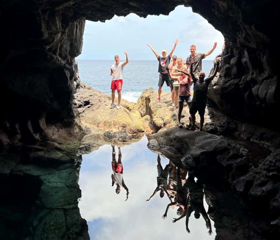 Sal: All-Inclusive Salt Lake, Blue Eye and Shark Bay Tour - Murdeira Bay and Lion Mountain