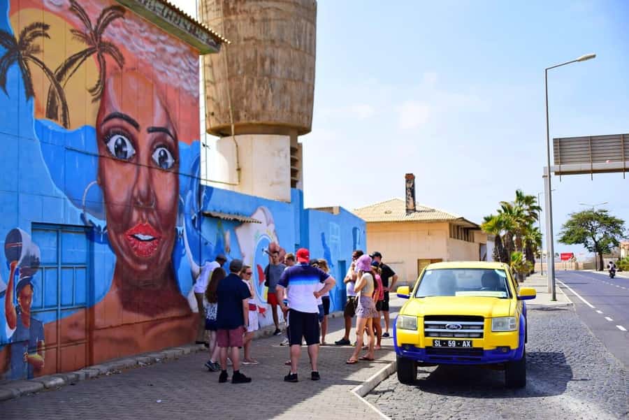 Sal: Espargos City Tour, Local Life, and Cape Verde Tapas - A viewpoint that puts Espargos in context
