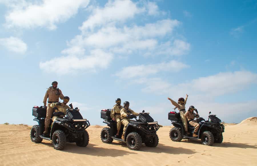 Sal Island: 2-Hour ATV Quad Desert Adventure - Crossing the desert to Palha Verde