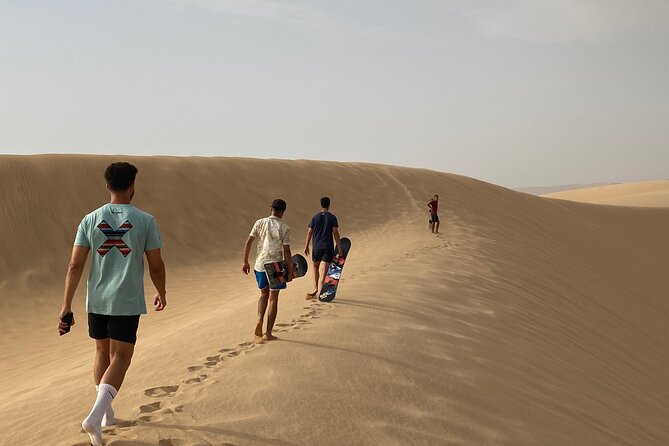 Sandboarding ( Sand Surfing ) in Agadir - From Agadir to Tamri, the coast becomes the main event