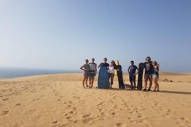 Sandboarding ( Sand Surfing ) in Agadir - Photos, bananas, and water add real value