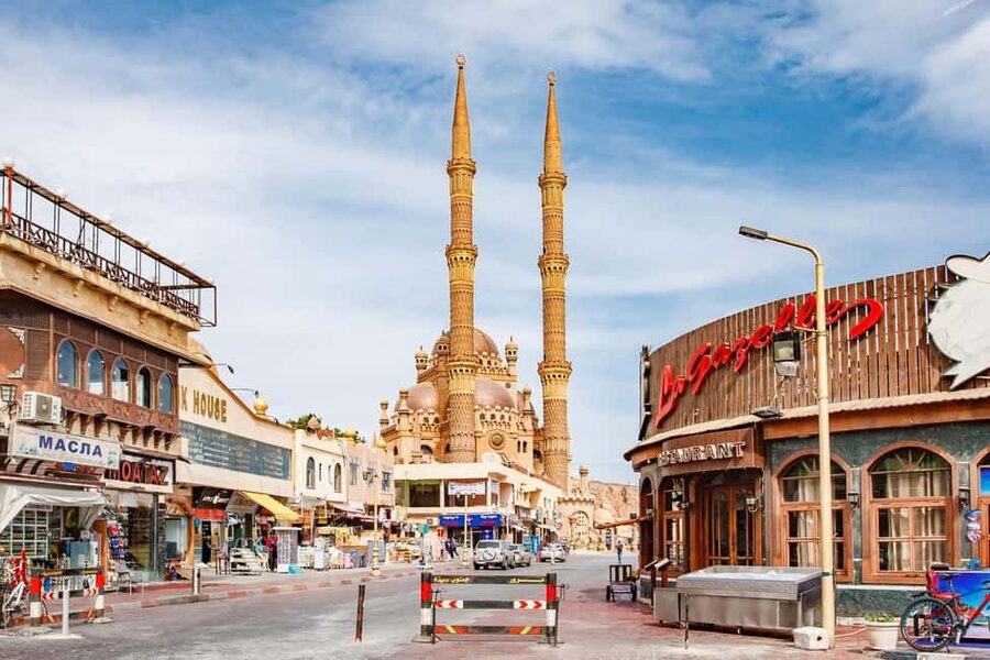 Sharm El-Sheikh: City Tour with Optional Seafood Meal - El Sahaba Mosque in the Old Market