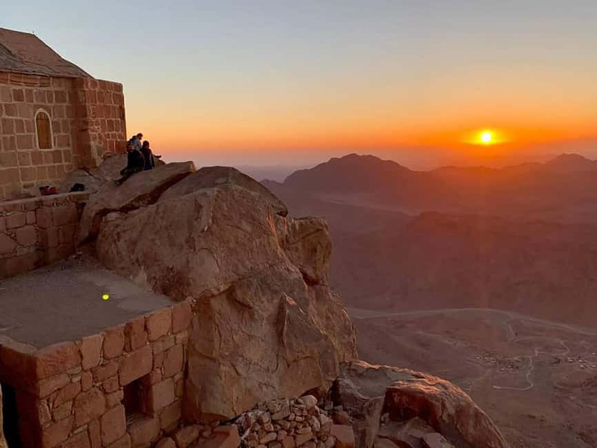Sharm El Sheikh: Mount Sinai & St. Catherine Monastery Tour - The rocky descent to St. Catherine’s Monastery