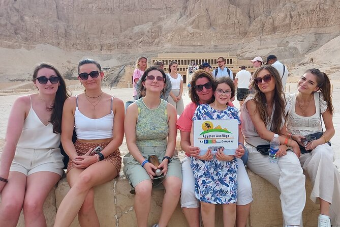 Small group Hurghada to Luxor, Valley of the Kings by Van - The Colossi of Memnon: a quick but memorable stop