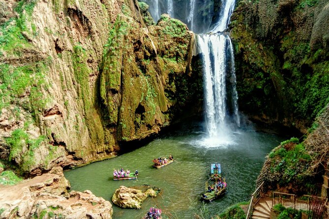 Small group Ouzoud Waterfall Guided Tour Boat Ride from Marrakech - The guides can shape the whole day