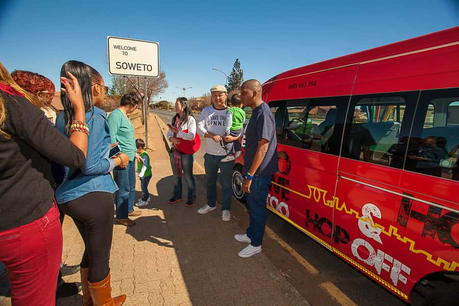 Soweto: Hop-On Hop-Off Bus, City Tour and Apartheid Museum - Start in Rosebank, then let the red bus do the work