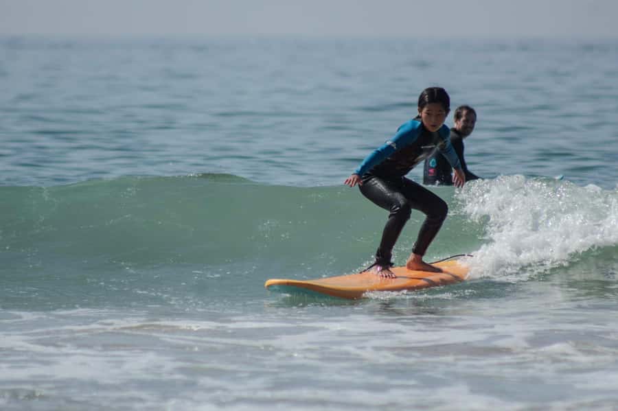 Surf Lessons with Local instructor - Starting your surf lesson in Taghazout