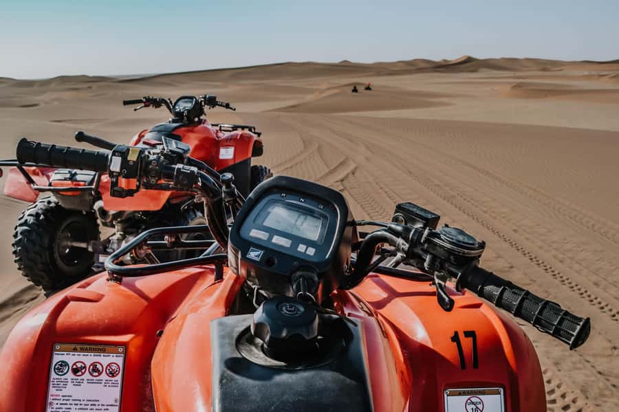 Swakopmund: Desert Dunes Quad Biking with Optional Sandboard - Riding from Swakopmund into the dune belt