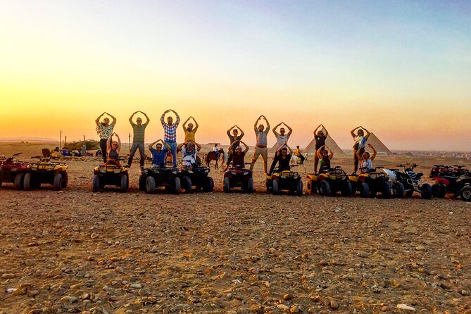 Top Private All Inc-Pyramids,Camel,Quad Bike,Inside Pyramid&Lunch - Lunch with pyramid views breaks up the action