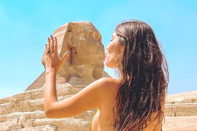 Top rated Giza Pyramids, Sphinx, Memphis and Saqqara Private Tour - The Sphinx and Valley Temple: a compact but essential stop