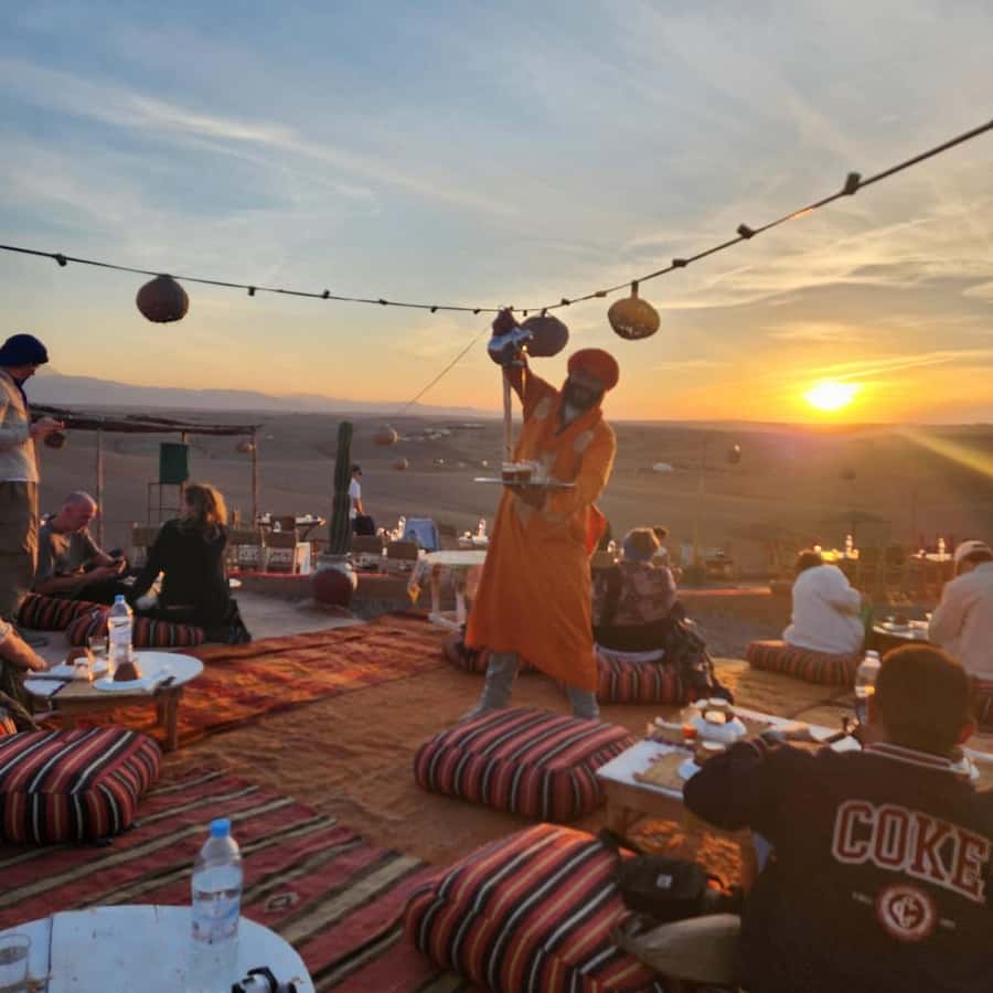 Unforgettable Desert Night: Dinner, Camel Ride & Quad Bike - A private haima, with useful comforts and limits