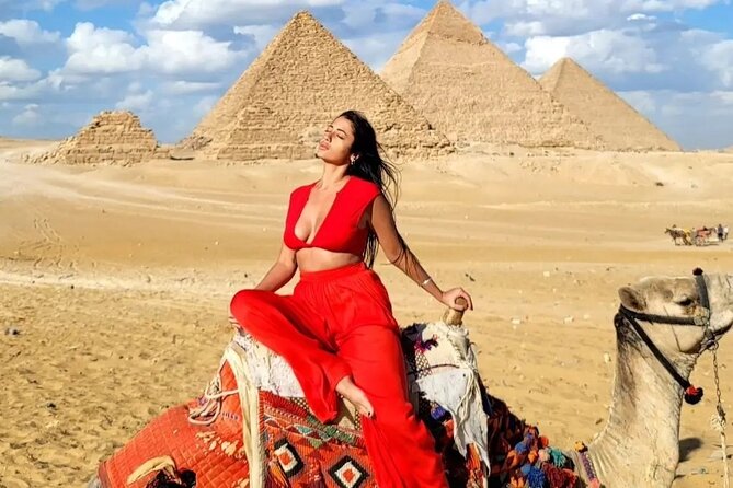 VIP Giza Pyramids,Sphinx,ATV bike,CamelRide,Shopping&DinnerCruise - Camel riding near Giza