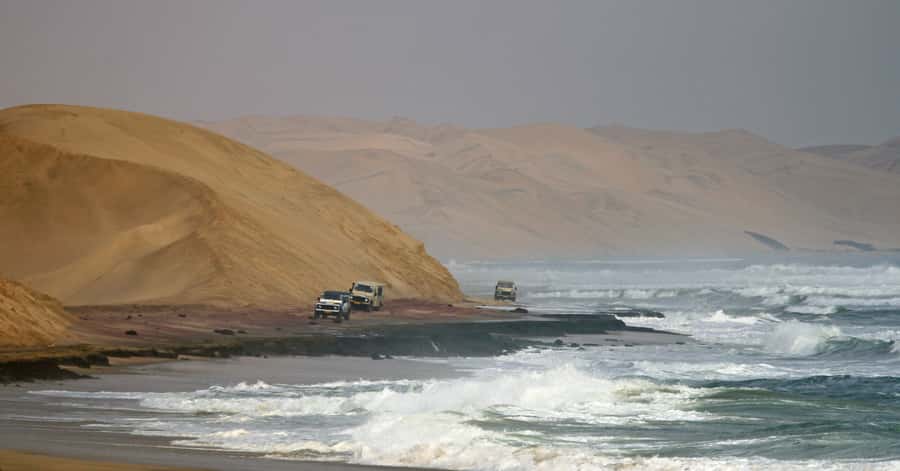 Walvis Bay: 4x4 Desert Excursion to Sandwich Harbour Bay - From Walvis Bay Lagoon to the Namib dunes