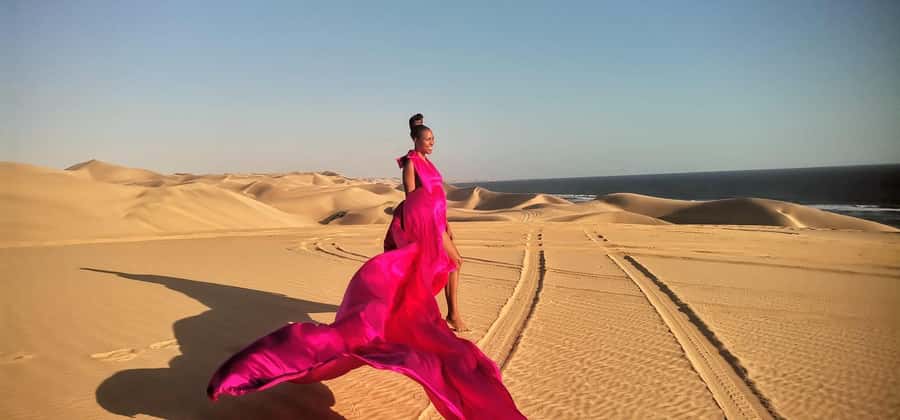 Walvis Bay and Sandwich Harbour Tour - The narrow passage where dunes meet ocean